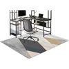 Fzamudng Tappetino per Sedia da Ufficio Tappetino Salvapavimento Antiscivolo Tappetino Protettivo Tappeto Gaming Pavimento Tappeto Sedia Ufficio Gaming Tappeto Sedia Proteggi Moquette Multiuso 120 x 140 cm
