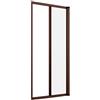 TANIASHOP Zanzariera a Rullo Flash Avvolgimento Orizzontale per Porta Balcone 150X250cm Marrone Profilo Riducibile Telaio in Alluminio per Tenere Fuori Insetti, Mosche e Zanzare