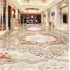 MIRONS Adesivi Pavimento 3D Pavimenti In Pvc Carta Da Parati Personalizzata Per Pavimenti 3D Marmo Fiori Rosa Foto Murale Soggiorno Camera Da Letto Centri Commerciali Adesivo Murale Impermeabile In Pvc 3 D,