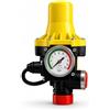 FLUVIA Presscontrol automatico per pompa dell'acqua 220-240 V - Regolatore elettronico di pressione per gruppo di pressione domestico, avviamento e arresto automatico, protezione da funzionamento a secco
