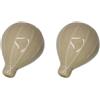 generic 2 pomelli in ceramica lucida per cassetti, forma creativa e carina, 6 colori pastello, maniglie per armadietti da cucina, armadietti da bagno, credenze e comò