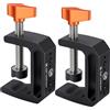 K&F CONCEPT Morsetto Super Clamp Tavolo Fotocamera 1/4 3/8 4-45mm | 2 morsetti in alluminio per fotocamera, GoPro, monitor, LED, microfono e braccio magico per tavoli e superfici piane MS-37