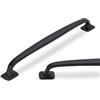 SYZOW 6 Pezzi maniglie per mobili Distanza fori 192mm Maniglie per mobili da cucina Maniglie per mobili (Nero)