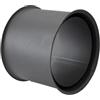 PARKANEX Raccordo a doppia parete 150 mm tubo stufa adattatore per canna fumaria collegamento canna fumaria accessori camino resistente al calore e durevole