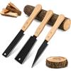 Qibivfo Set di 3 seghe giapponesi per legno, Ryoba a doppio taglio, sega a mano con lama SK5 da 16 cm, sega di precisione per falegnameria e fai da te