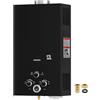 ORTOSUD 12L Scaldabagno a Gas GPL,Istantaneo Portatile da Esterno Scaldabagno,Montaggio a Parete Senza Serbatoio, Modalità Inverno-estate, Con Display Digitale, Dispositivi di Sicurezza Multipli