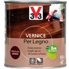 V33 Vernice per Legno Cioccolato Satinato 0,5L