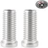 FAYAHAR 2 Pezzi Viti del Cestello del Lavello, Acciaio Inox Vite Cava Tappo Lavandino, Viti del Cestello del Lavello Vite, per Filtro in Filettato Cucina (30 MM)