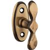 Thirard - Pomolo per Finestra in Ottone Patinato - Maniglia Pratica - Design Elegante - Facile da Installare - Sicurezza per le Tue Finestre - Quadrato 7 mm - Giallo/Dorato