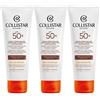 Collistar Crema Corpo Solare Protezione Correttiva SPF 50+ 3x100 ml