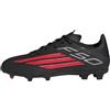 adidas Unisex - Bambini e Ragazzi F50 League Firm Ground/Multi Ground Football Boots Kids, Core Black/Lucid Red/Core Black, 31 1/2 EU