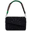 Desigual Borsa da donna Summer Dandelion PHUK 2000 Black, Nero, taglia unica