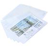 Rapesco 1042 ECO Buste Portadocumenti con Bottone, A3, Confezione da 5 | Trasparente