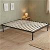 Dmora Talamo Italia Letto Piazza e Mezza Ottavia, Rete Ortopedica a doghe, 100% Made in Italy, Cm 120x190h30, Antracite