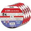 kwb Taglio Kraftixx fette 791995 (per metallo, pacchetto spar 5er, diametro 230 mm)