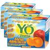 Yo frutta, Polpa mela e albicocca bio, senza zuccheri, 2x100g (Confezione da 3)