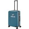 travelite NFL Valigia Rigida Philadelphia Eagles Taglia M, espandibile, trolley ABS con lucchetto TSA e 4 doppie ruote, 45 x 67 x 26,5-30 cm, 3,9 kg, 69-80 L