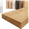 LAMO Manufaktur Mensola sospesa in legno con fissaggio invisibile 20 cm