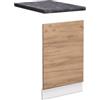 Vicco Pannello frontale Fame-Line, Rovere dorato, 45 cm | Lavastoviglie semi-integrata 45cm · + Piano di lavoro · Abbinato al frontale cucina · Liberamente combinabile