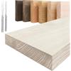 LAMO Manufaktur Mensola sospesa in legno con fissaggio invisibile 20 cm