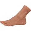 Vnmcry Modello di Piedi in Silicone Dimensione Reale per Uomo e Donna Morbido e Flessibile Manichino per Esposizione Scarpe Sandali e Calze (Sinistra, Piede Donna, Bronzo)