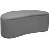 ATMOSPHERA CREATEUR D'INTERIEUR - Panca in velluto malone 98x51cm grigio scuro