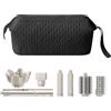 Veki Porta per Dyson Airwrap da Viaggio, Borsa per Dyson Asciugacapelli | Organizer Viaggio Impermeabile per Shark FlexStyle e Dyson Supersonic, Piastra e Accessori, Nero, 37×20×16cm