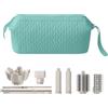 Veki Porta per Dyson Airwrap da Viaggio, Borsa per Dyson Asciugacapelli | Organizer Viaggio Impermeabile per Shark FlexStyle e Dyson Supersonic, Piastra e Accessori, Verde, 37×20×16cm