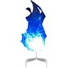 Generico Fuoco Finto Halloween Realistico Illuminato Palla Fuoco Artificiale Falso Galleggiante Puntelli Nessuna Fiamma Fiamme Artificiale per Cosplay Halloween