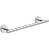 GEDY G-Osaka Porta Asciugamani CM.35, Colore Cromo, Componenti in Cromall®, Acciaio Inox e contenitori in Vetro Satinato, Garanzia 10 Anni, Misure 5 x 35 x 7,6 CM e Peso 0,234 kg, Design R&S Gedy