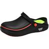 YUKTOPA Scarpe da lavoro unisex resistenti all'acqua, scarpe da cucina per uomo e donna, antiscivolo, per ristoranti, ospedali, parchi, spiagge.
