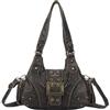 Angel Kiss Borsa Donna Elegante Borse a Mano Tracolla Morbida PU Pelle Tote Bag Impermeabile Borsa a Spalla Classica con Tracolla Rimovibile per Lavoro Viaggio Scuola Shopper
