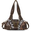 Angel Kiss Borsa Donna Elegante Borse a Mano Tracolla Morbida PU Pelle Tote Bag Impermeabile Borsa a Spalla Classica con Tracolla Rimovibile per Lavoro Viaggio Scuola Shopper