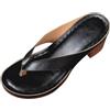 Generic Scarpe con Tacco Donna Pianta Larga Sandali Comodi Sandali estivi con tacco spesso da donna tinta unita punta quadrata comodi Chiusi Davanti Scarpe Taglia 39