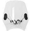 Punxdda Cupolino Touring Per Royal Per Enfield Bullet/Meteor/Classic 350 500 Interceptor 650 Per Continental GT 535 Parabrezza Per Moto Parabrezza Universale Parabrezza Moto(Transparent)