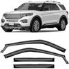 Clim Art Deflettori Compatibile con Ford Explorer 19-24 - Incasso 4Pz