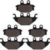Yerbay Pastiglie freno anteriori/posteriori per SYM Quadlander 300 2007-2010 / KYMCO MXU 250 R 2012 2013 / MXU 300 2005-2014 / MXU 300 R 2010-2013