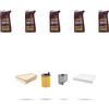 HOFFCAR Kit tagliando 4 FILTRI e 5L OLIO M compatibile con Ford Fiesta VI 1.4 Tdci 51kw dal 2010