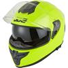 JDC Casco da Moto Integrale - Doppia Visiera Retrattile ECE 22.06 - SABRE - Giallo - XL