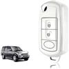 TOOMUME Cover Chiave Auto per Land Rover Range Rover Evoque Discovery 3 | Silicone Morbido, Antiurto, Anticaduta, Antigraffio, Custodia Protettiva Chiave per Sport Vouge Velar Freelander 2 Jaguar XJ