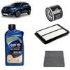 OP Kit tagliando 3 filtri + 5L olio 5W-30 Tech FE compatibile con Renault kadjar 1.5 DCI 110 Gasolio 2015+