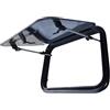 FORÇA SWISS OUTDOOR - Finestra 700 x 500 in vero vetro, omologata ECE R43, doppi vetri, con tenda avvolgibile e protezione dalle zanzare, rivestimento nero, isolato, camper furgone e finestra camper