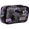 Seven Astuccio Scuola Elementare Quick Case, con Matite, Pennarelli, Penne, Portapenne Bambino 1 zip, grigio
