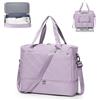 HYC00 Bagaglio a Mano 45x36x20 Easyjet Borsone da Viaggio Donna Borsa da Cabina Grande Borsone Parto Ospedale Mamma Impermeabile Borsa Piscina Sportiva Travel Duffel Bag Gym Tote,F05-Viola
