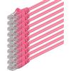 1aTTack.de 86270 10x 2m magenta Cavo di rete Cat6 Cat 6 Ethernet LAN 1000 Mbit/s RJ45
