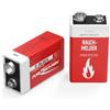 ANSMANN 1x Batteria Litio per rilevatori di fumo incendi - Pacchi batterie 9V per sensori movimento allarme rilevatore CO - E-Blocco qualità premium
