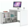 Demeyere 254460 Corner scrivania angolare Bianco Perla 111,9 X 100,7 x 76,7 cm, legno