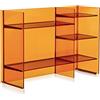 Kartell Sound-Rack Mobile Contenitore, Ambra, 26 x 75 x 53 cm