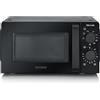 SEVERIN Forno a Microonde con Grill, 19 Litri, 700W, 9 Programmi, Funzione Scongelamento, Timer, Libera Installazione, 45,0 x 37,0 x 24,0 cm, Nero - MW 9182
