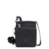 Kipling New Eldorado, Borsa a Tracolla Unisex - Adulto, Black Noir, 19.5x15x2 cm